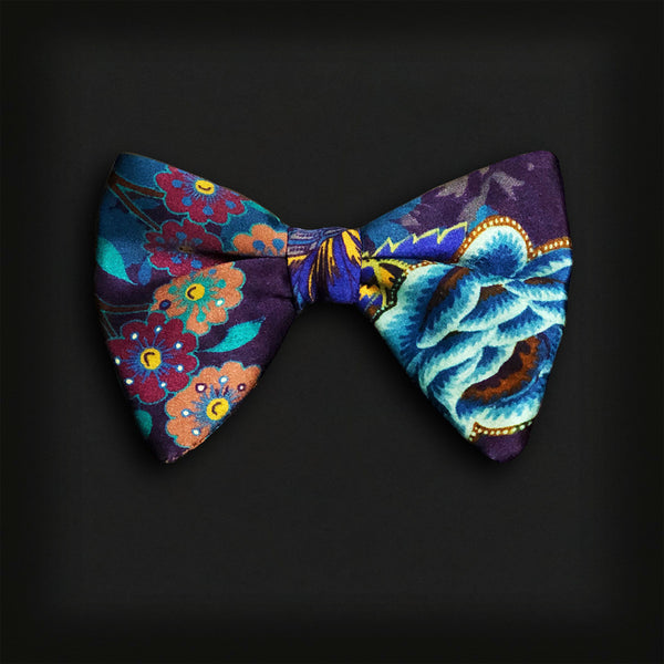 Butterfly Style Bow Tie-Tropical Floral Print