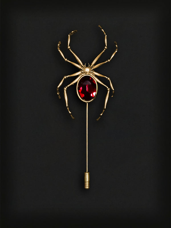 Spider Lapel Pin-Gold